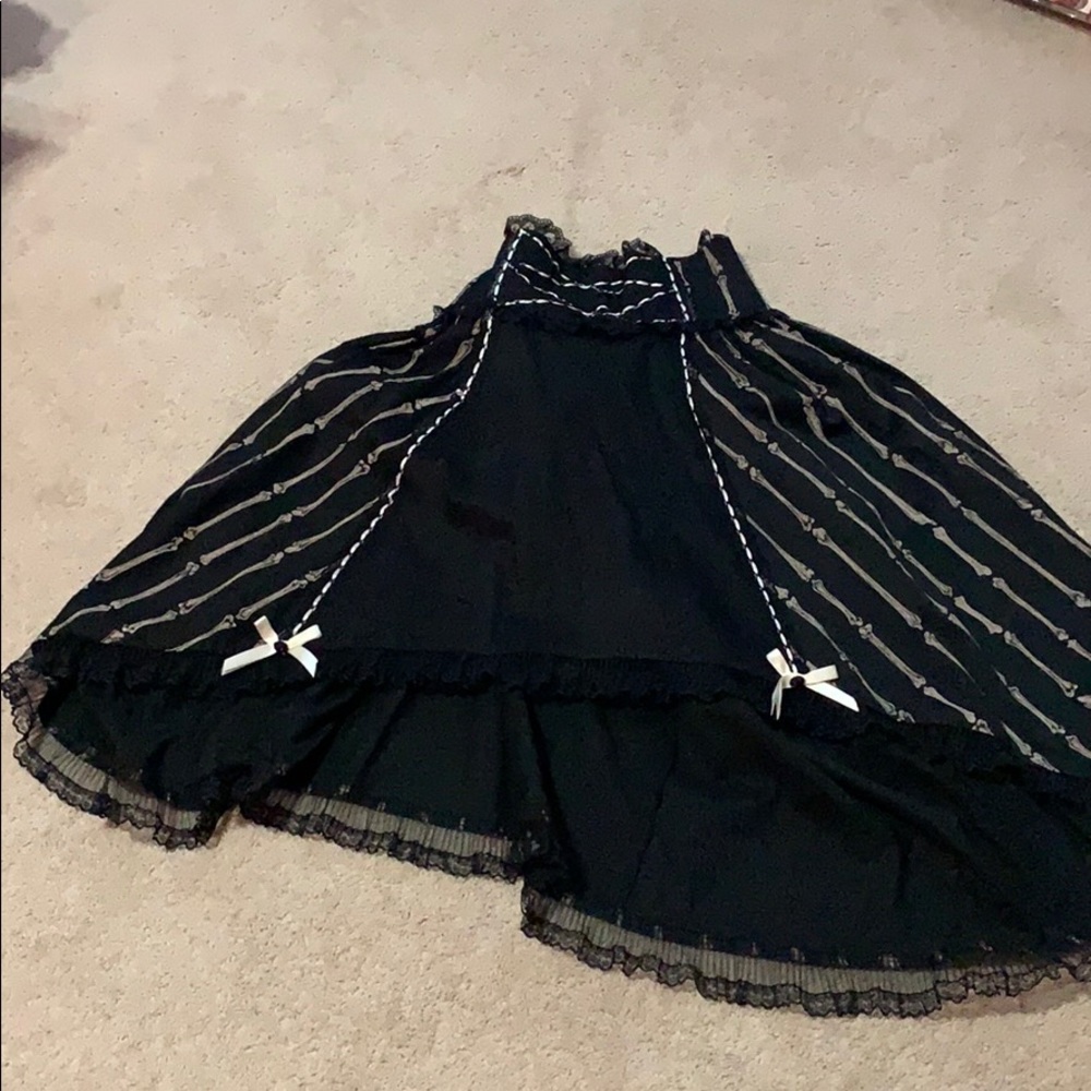Steampunk Bone Skirt with bustle